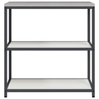 Kitchen Storage with Shelf White 90 x 50 x 92 cm Steel
