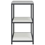 Kitchen Storage with Shelf White 90 x 50 x 92 cm Steel