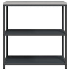 Kitchen Storage with Shelf Anthracite 90 x 50 x 92 cm Steel