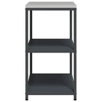 Kitchen Storage with Shelf Anthracite 90 x 50 x 92 cm Steel