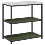 Kitchen Storage with Shelf Olive Green 90 x 50 x 92 cm Steel