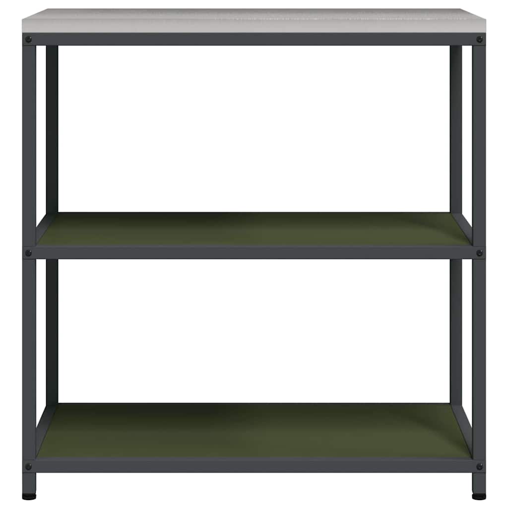 Kitchen Storage with Shelf Olive Green 90 x 50 x 92 cm Steel