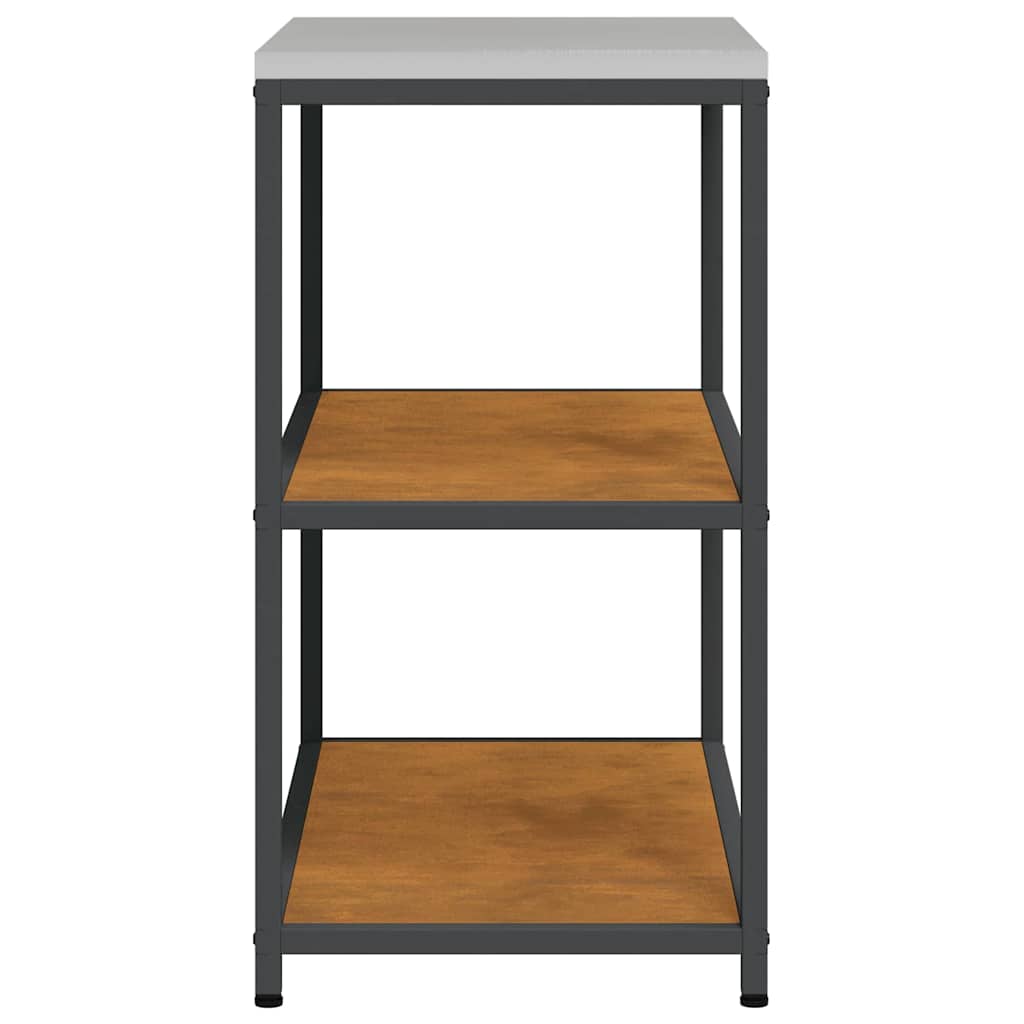 Kitchen Storage with Shelf Rusty 90 x 50 x 92 cm Steel