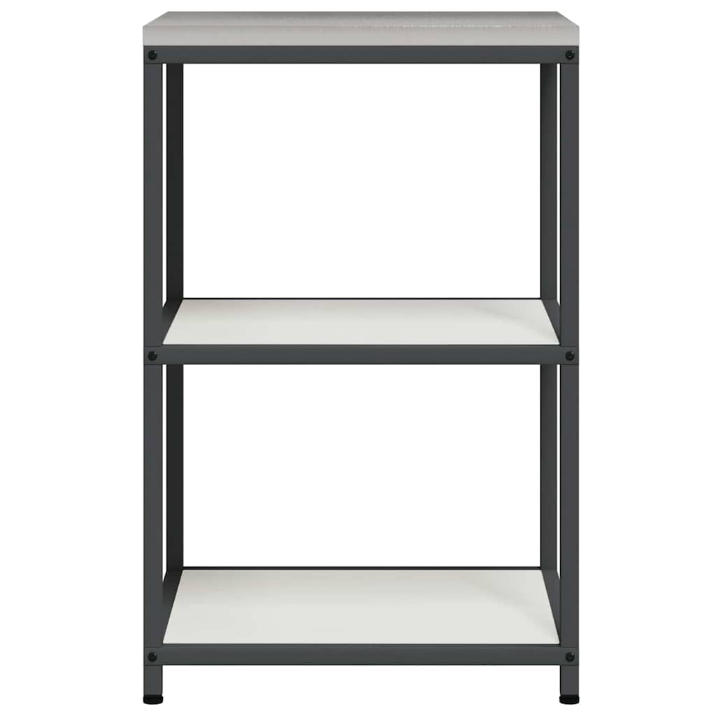 Kitchen Storage with Shelf White 60 x 50 x 92 cm Steel