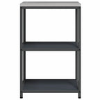 Kitchen Storage with Shelf Anthracite 60 x 50 x 92 cm Steel