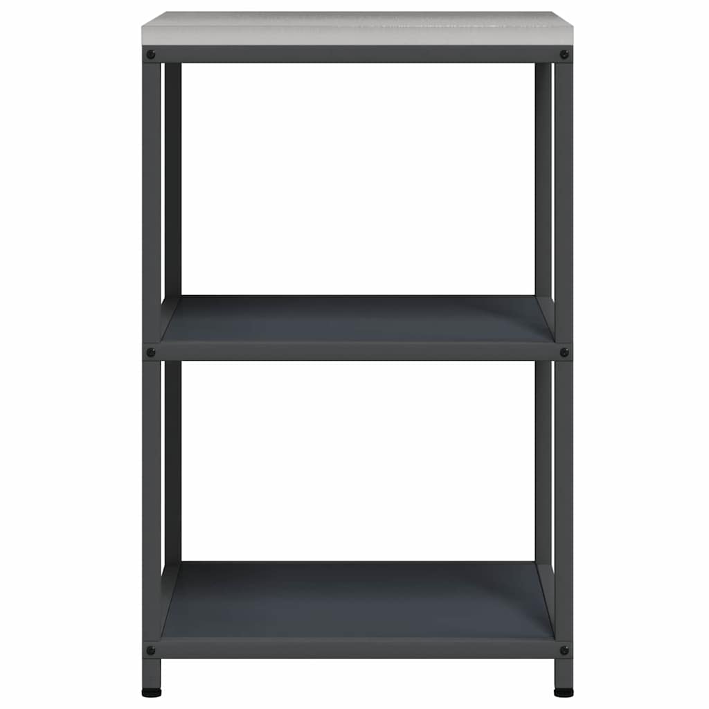 Kitchen Storage with Shelf Anthracite 60 x 50 x 92 cm Steel