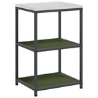 Kitchen Storage with Shelf Olive Green 60 x 50 x 92 cm Steel