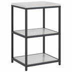 Kitchen Storage with Shelf Silver 60 x 50 x 92 cm Steel