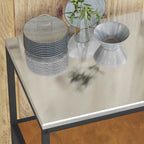 Kitchen Storage with Shelf Rusty 60 x 50 x 92 cm Steel