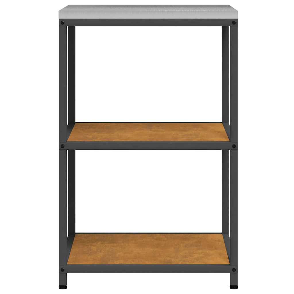 Kitchen Storage with Shelf Rusty 60 x 50 x 92 cm Steel