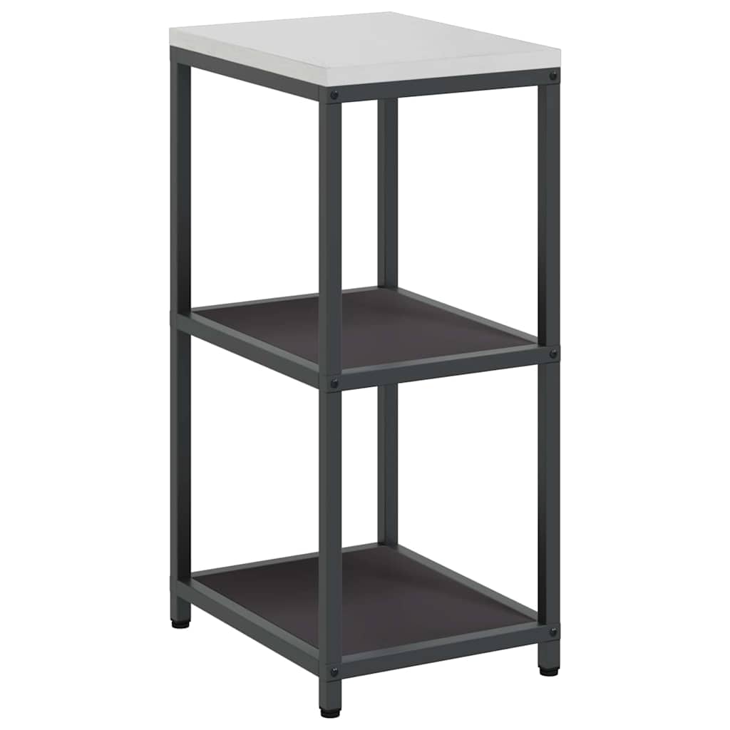 Kitchen Storage with Shelf Black 40 x 50 x 92 cm Steel