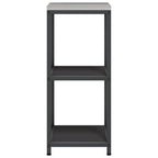 Kitchen Storage with Shelf Black 40 x 50 x 92 cm Steel