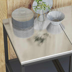 Kitchen Storage with Shelf Anthracite 40 x 50 x 92 cm Steel