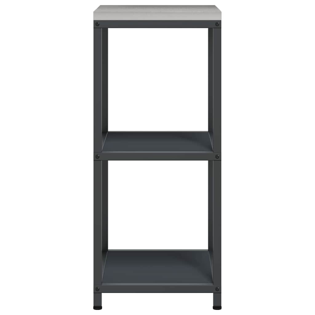 Kitchen Storage with Shelf Anthracite 40 x 50 x 92 cm Steel
