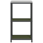 Kitchen Storage with Shelf Olive Green 40 x 50 x 92 cm Steel