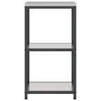 Kitchen Storage with Shelf Silver 40 x 50 x 92 cm Steel