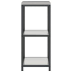 Kitchen Storage with Shelf Silver 40 x 50 x 92 cm Steel
