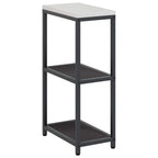 Kitchen Storage with Shelf Black 30 x 50 x 92 cm Steel