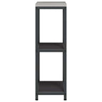 Kitchen Storage with Shelf Black 30 x 50 x 92 cm Steel