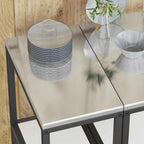 Kitchen Storage with Shelf White 30 x 50 x 92 cm Steel