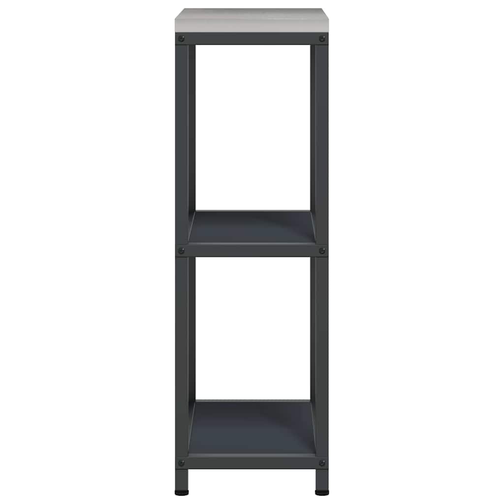 Kitchen Storage with Shelf Anthracite 30 x 50 x 92 cm Steel