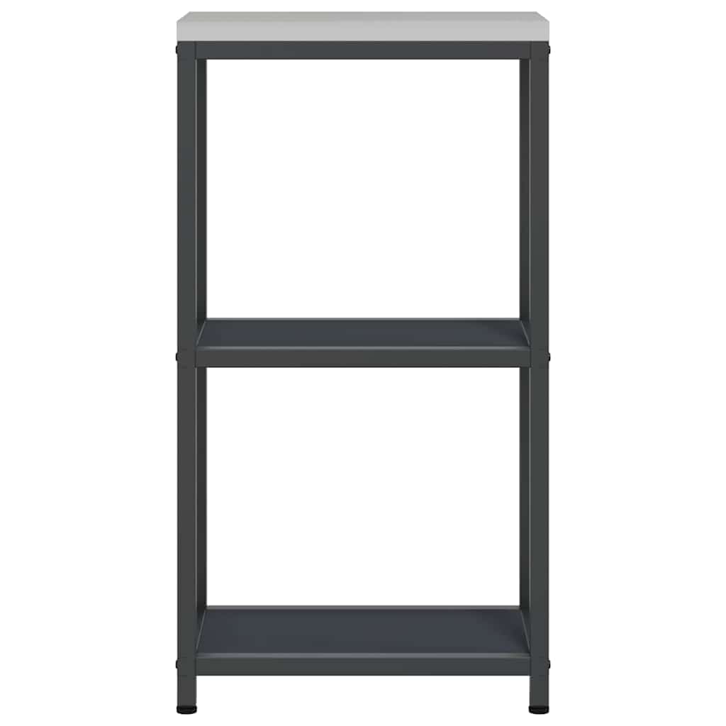 Kitchen Storage with Shelf Anthracite 30 x 50 x 92 cm Steel