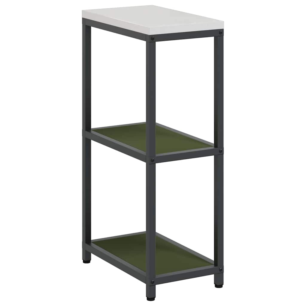 Kitchen Storage with Shelf Olive Green 30 x 50 x 92 cm Steel