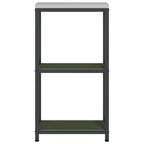 Kitchen Storage with Shelf Olive Green 30 x 50 x 92 cm Steel