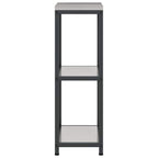 Kitchen Storage with Shelf Silver 30 x 50 x 92 cm Steel
