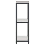 Kitchen Storage with Shelf Silver 30 x 50 x 92 cm Steel