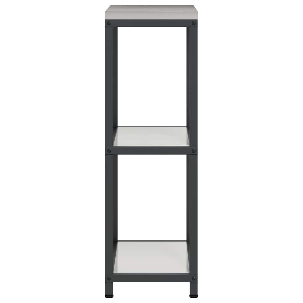 Kitchen Storage with Shelf Silver 30 x 50 x 92 cm Steel