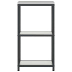 Kitchen Storage with Shelf Silver 30 x 50 x 92 cm Steel