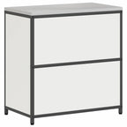 Kitchen Storage with Shelf White 90 x 50 x 92 cm Steel