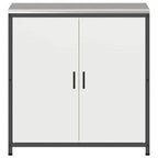 Kitchen Storage with Shelf White 90 x 50 x 92 cm Steel