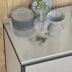 Kitchen Storage with Shelf Silver 90 x 50 x 92 cm Steel