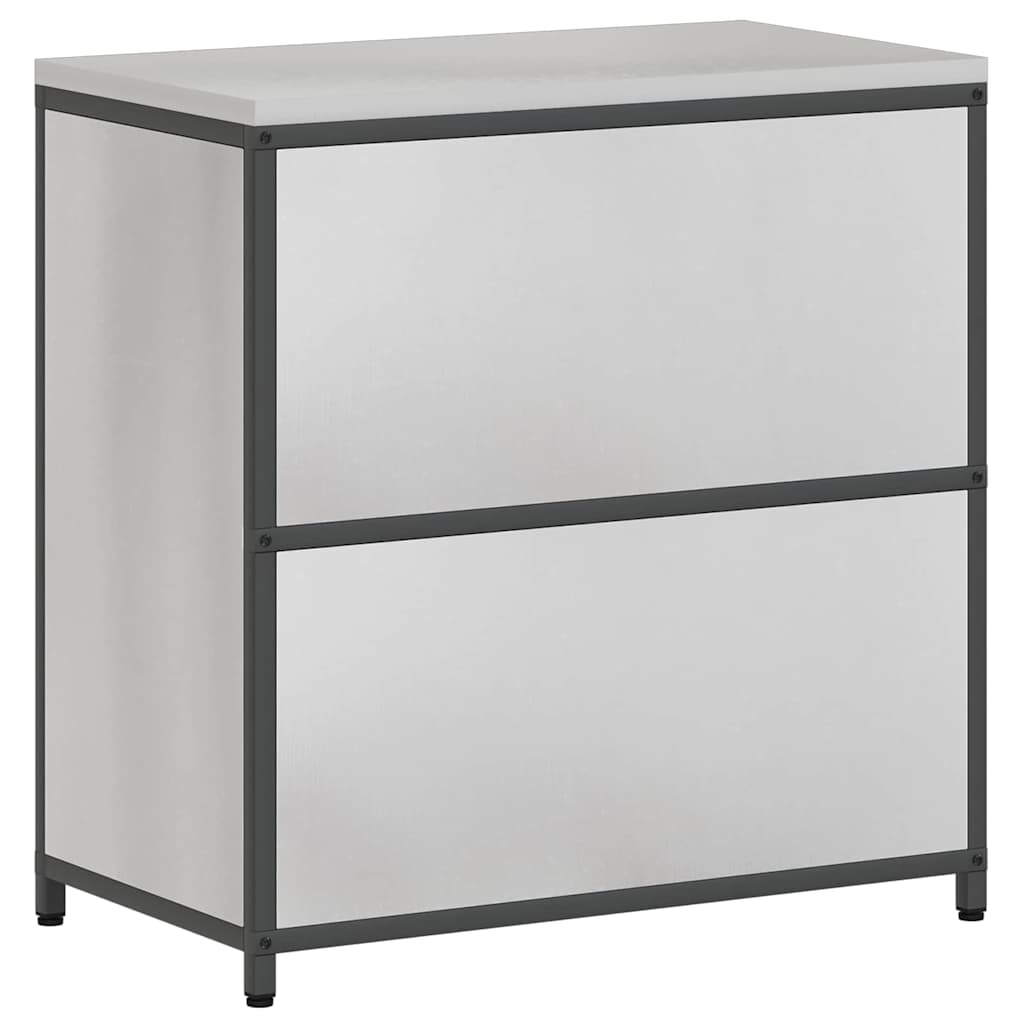 Kitchen Storage with Shelf Silver 90 x 50 x 92 cm Steel