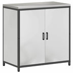 Kitchen Storage with Shelf Silver 90 x 50 x 92 cm Steel
