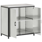 Kitchen Storage with Shelf Silver 90 x 50 x 92 cm Steel