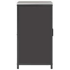 Kitchen Storage with Shelf Black 60 x 50 x 92 cm Steel