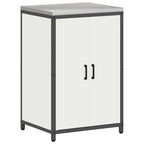 Kitchen Storage with Shelf White 60 x 50 x 92 cm Steel