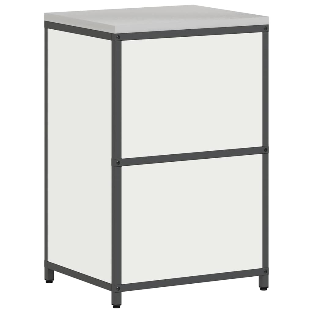 Kitchen Storage with Shelf White 60 x 50 x 92 cm Steel