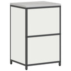 Kitchen Storage with Shelf White 60 x 50 x 92 cm Steel