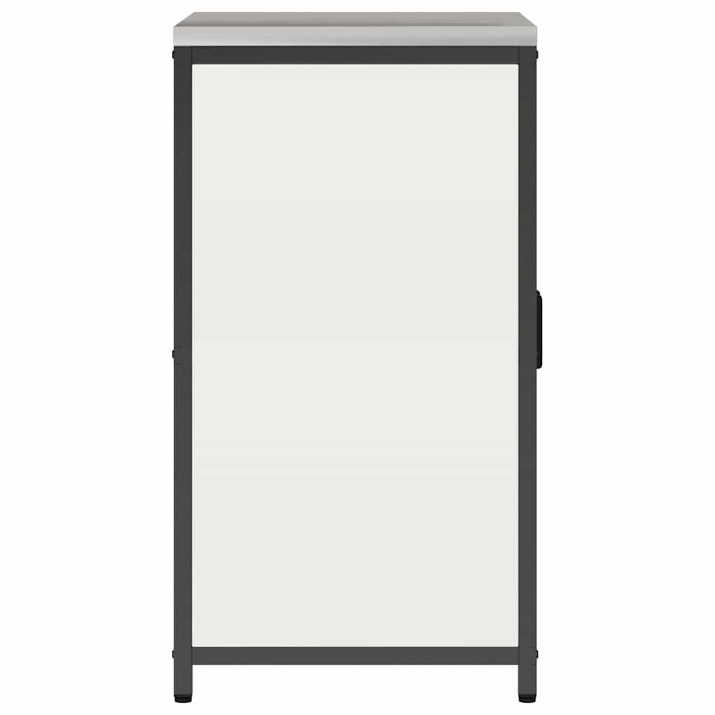 Kitchen Storage with Shelf White 60 x 50 x 92 cm Steel
