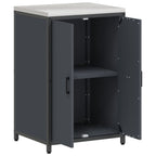 Kitchen Storage with Shelf Anthracite 60 x 50 x 92 cm Steel