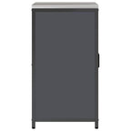 Kitchen Storage with Shelf Anthracite 60 x 50 x 92 cm Steel