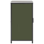 Kitchen Storage with Shelf Olive Green 60 x 50 x 92 cm Steel