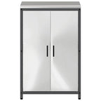 Kitchen Storage with Shelf Silver 60 x 50 x 92 cm Steel