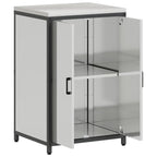 Kitchen Storage with Shelf Silver 60 x 50 x 92 cm Steel