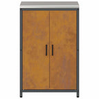 Kitchen Storage with Shelf Rusty 60 x 50 x 92 cm Steel
