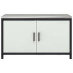 Kitchen Storage with Shelf White 90 x 50 x 53 cm Steel